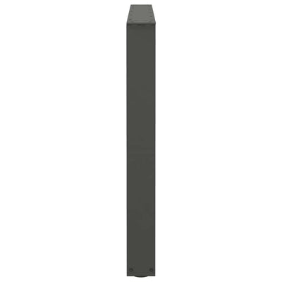 Ruokapöydän jalat V-muoto 2 kpl Antrasiitti 100x(72-73,3) cm
