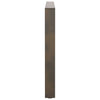 Ruokapöydän jalat V-muoto 2 kpl Luonnonteräs 100x(72-73,3) cm