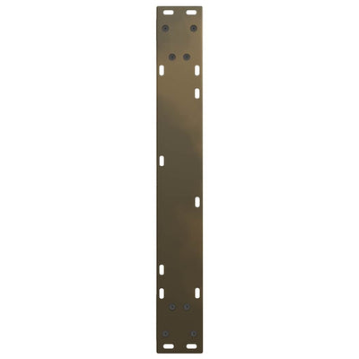 Ruokapöydän jalat V-muoto 3 kpl Luonnonteräs 70x(72-73,3) cm