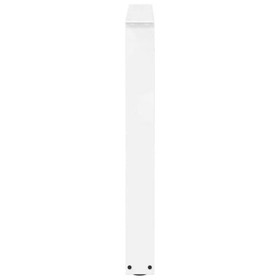 Ruokapöydän jalat V-muotoinen 3 kpl Valkoinen 80x(72-73,3) cm