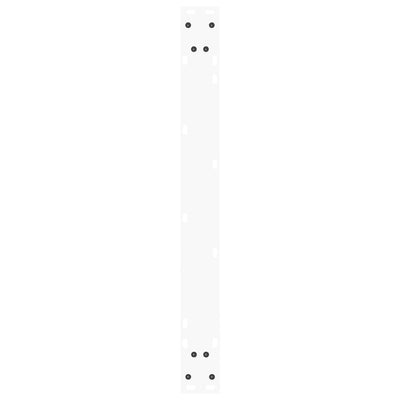 Ruokapöydän jalat V-muotoinen 3 kpl Valkoinen 80x(72-73,3) cm