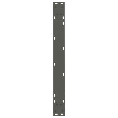 Ruokapöydän jalat V-muotoinen 3 kpl Antrasiitti 80x(72-73,3) cm