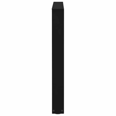 Ruokapöydän jalat V-muoto 3 kpl Musta 90x(72-73,3) cm Teräs