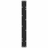 Ruokapöydän jalat V-muoto 3 kpl Musta 90x(72-73,3) cm Teräs