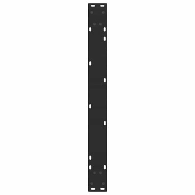 Ruokapöydän jalat V-muoto 3 kpl Musta 90x(72-73,3) cm Teräs