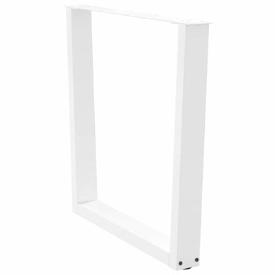 Ruokapöydän jalat V-muotoinen 3 kpl Valkoinen 90x(72-73,3) cm