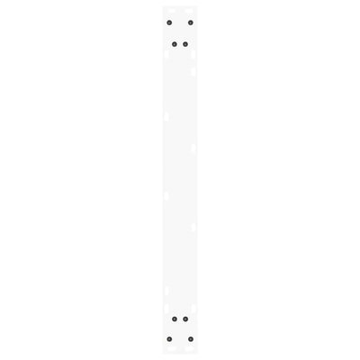 Ruokapöydän jalat V-muotoinen 3 kpl Valkoinen 90x(72-73,3) cm
