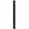 Ruokapöydän jalat V-muoto 3 kpl Musta 100x(72-73,3) cm Teräs