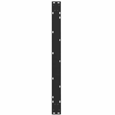 Ruokapöydän jalat V-muoto 3 kpl Musta 100x(72-73,3) cm Teräs