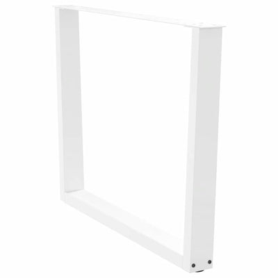 Ruokapöydän jalat V-muoto 3 kpl Valkoinen 100x(72-73,3) cm