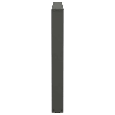 Ruokapöydän jalat V-muotoinen 3 kpl Antrasiitti 100x(72-73,3)cm