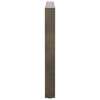Ruokapöydän jalat V-muoto 3 kpl Luonnonteräs 100x(72-73,3) cm