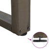 Ruokapöydän jalat V-muoto 3 kpl Luonnonteräs 100x(72-73,3) cm