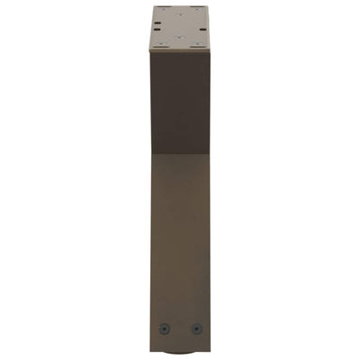 Sohvapöydän jalat 2 kpl Natural Steel 30x(30-31,3) cm Teräs