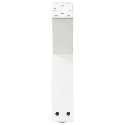 Sohvapöydän jalat 2 kpl Valkoinen 40x(30-31,3) cm Teräs