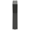 Sohvapöydän jalat 2 kpl Antrasiitti 40x(30-31,3) cm Teräs