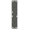 Sohvapöydän jalat 2 kpl Antrasiitti 40x(30-31,3) cm Teräs