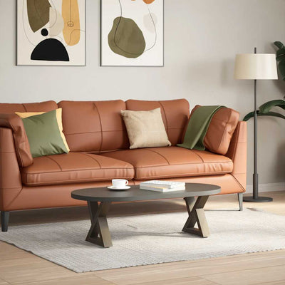 Sohvapöydän jalat 2 kpl Natural Steel 40x(30-31,3) cm Teräs