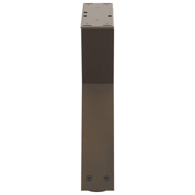 Sohvapöydän jalat 2 kpl Natural Steel 40x(30-31,3) cm Teräs