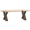 Sohvapöydän jalat 2 kpl Natural Steel 40x(30-31,3) cm Teräs