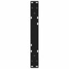 Sohvapöydän jalat 2 kpl Musta 50x(30-31,3) cm Teräs