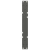 Sohvapöydän jalat 2 kpl Antrasiitti 50x(30-31,3) cm Teräs