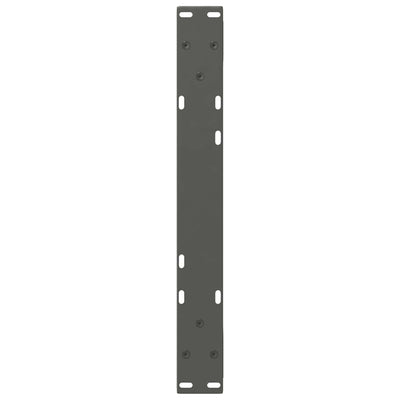 Sohvapöydän jalat 2 kpl Antrasiitti 50x(30-31,3) cm Teräs