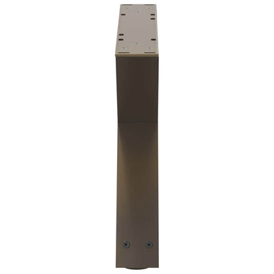 Sohvapöydän jalat 2 kpl Natural Steel 50x(30-31,3) cm Teräs