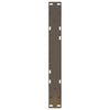 Sohvapöydän jalat 2 kpl Natural Steel 50x(30-31,3) cm Teräs