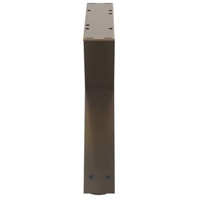 Sohvapöydän jalat 2 kpl Natural Steel 60x(30-31,3) cm Teräs