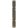 Sohvapöydän jalat 2 kpl Natural Steel 60x(30-31,3) cm Teräs
