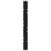 Sohvapöydän jalat 2 kpl Musta 70x(30-31,3) cm Teräs