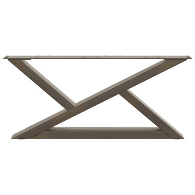 Sohvapöydän jalat 2 kpl Natural Steel 70x(30-31,3) cm Teräs