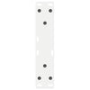 Sohvapöydän jalat 2 kpl Valkoinen 28x(42-43,3) cm Teräs
