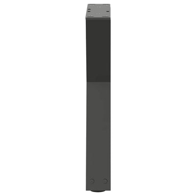 Sohvapöydän jalat 2 kpl Antrasiitti 28x(42-43,3) cm Teräs