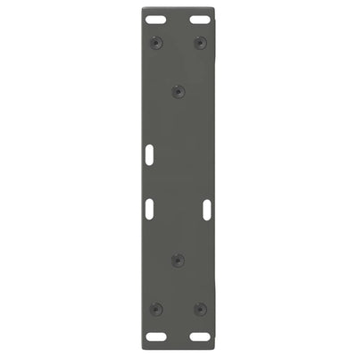 Sohvapöydän jalat 2 kpl Antrasiitti 28x(42-43,3) cm Teräs