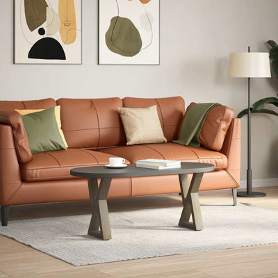 Sohvapöydän jalat 2 kpl Natural Steel 28x(42-43,3) cm Teräs
