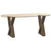 Sohvapöydän jalat 2 kpl Natural Steel 28x(42-43,3) cm Teräs