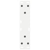 Sohvapöydän jalat 2 kpl Valkoinen 38x(42-43,3) cm Teräs