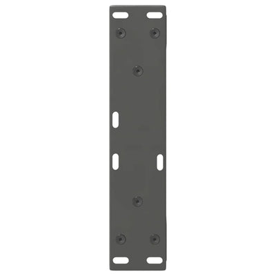 Sohvapöydän jalat 2 kpl Antrasiitti 38x(42-43,3) cm Teräs
