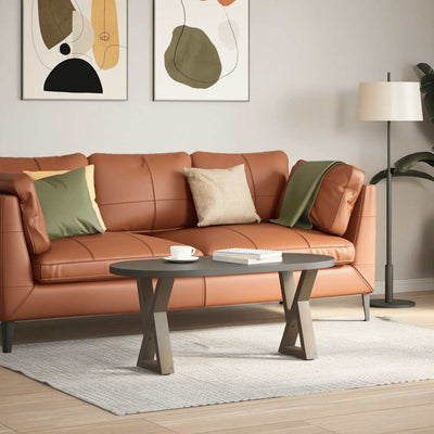 Sohvapöydän jalat 2 kpl Natural Steel 38x(42-43,3) cm Teräs