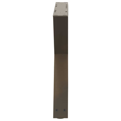 Sohvapöydän jalat 2 kpl Natural Steel 50x(42-43,3) cm Teräs