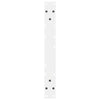 Sohvapöydän jalat 2 kpl Valkoinen 60x(42-43,3) cm Teräs