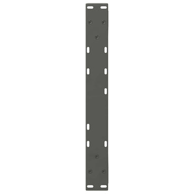 Sohvapöydän jalat 2 kpl Antrasiitti 60x(42-43,3) cm Teräs