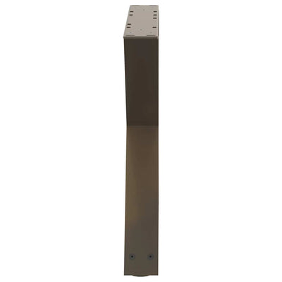 Sohvapöydän jalat 2 kpl Natural Steel 60x(42-43,3) cm Teräs