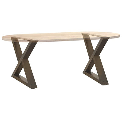 Sohvapöydän jalat 2 kpl Natural Steel 60x(42-43,3) cm Teräs