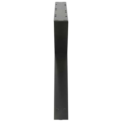 Sohvapöydän jalat 2 kpl Antrasiitti 70x(42-43,3) cm Teräs