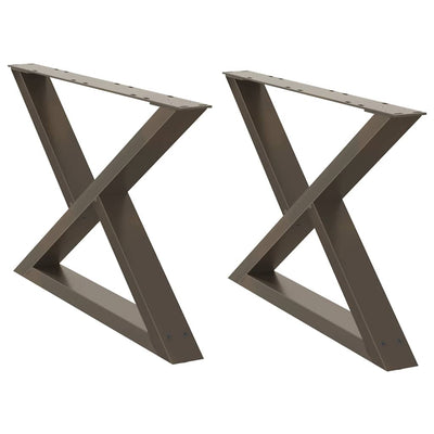 Sohvapöydän jalat 2 kpl Natural Steel 70x(42-43,3) cm Teräs