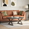 Sohvapöydän jalat 2 kpl Natural Steel 70x(42-43,3) cm Teräs