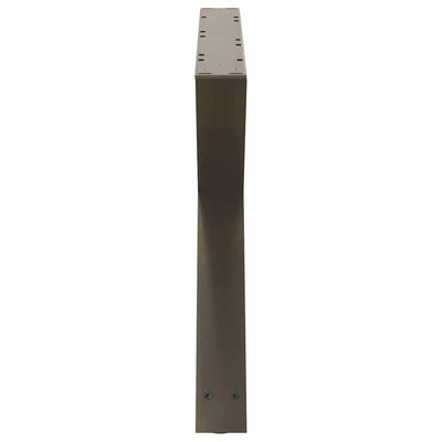 Sohvapöydän jalat 2 kpl Natural Steel 70x(42-43,3) cm Teräs